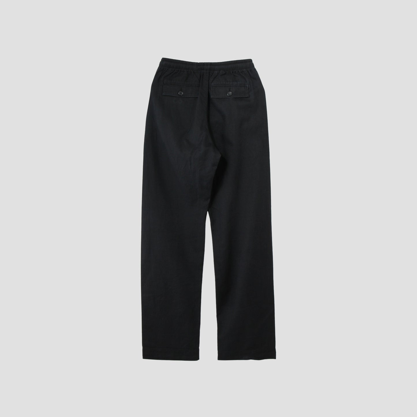 LINEN COTTON TWILL TROUSERS