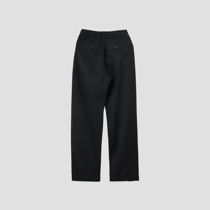 LINEN COTTON TWILL TROUSERS