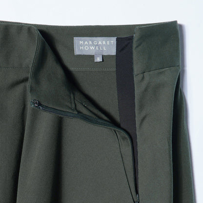 FINE WOOL COTTON TWILL SKIRT
