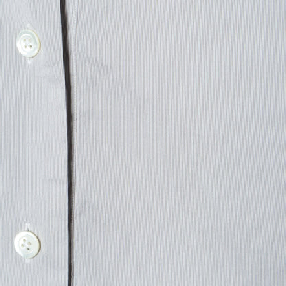FINE STRIPE COTTON SILK SHIRT