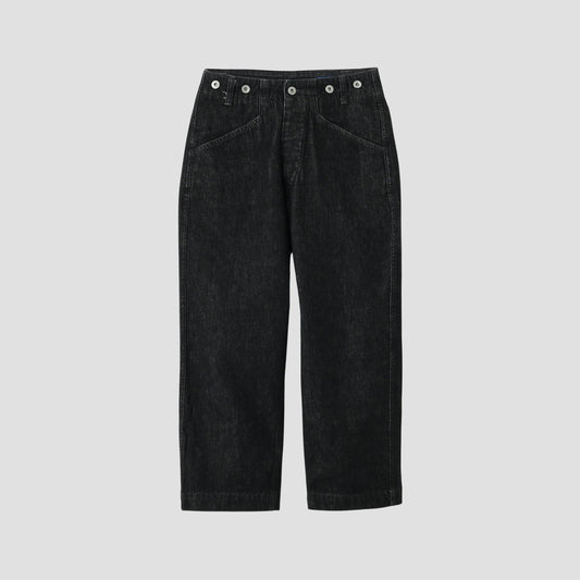 CANTON BLACK DENIM TROUSERS