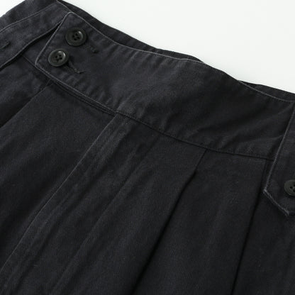 FADED COTTON TWILL SKIRT