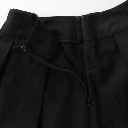 COTTON LINEN DRILL SKIRT