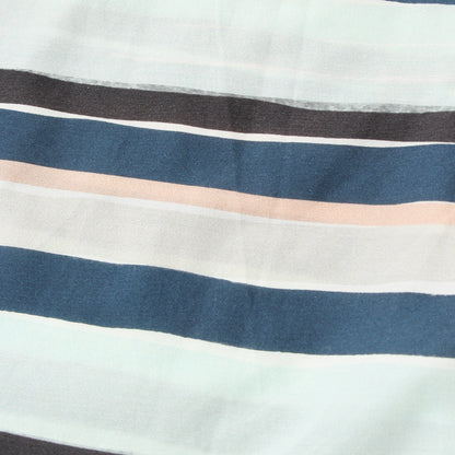 COTTON SILK PAINTED STRIPE SHIRT