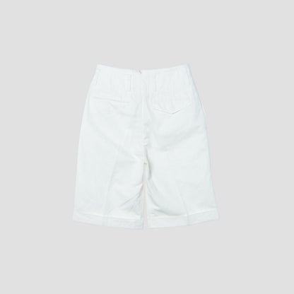 COTTON LINEN CANVAS TROUSERS