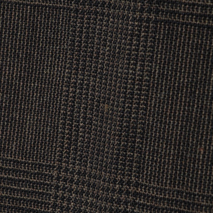 LARGE PRINCE OF WALES CHECK WOOL TROUSERS