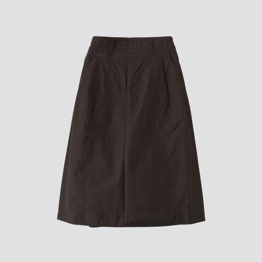 FINE COMPACT COTTON POPLIN SKIRT