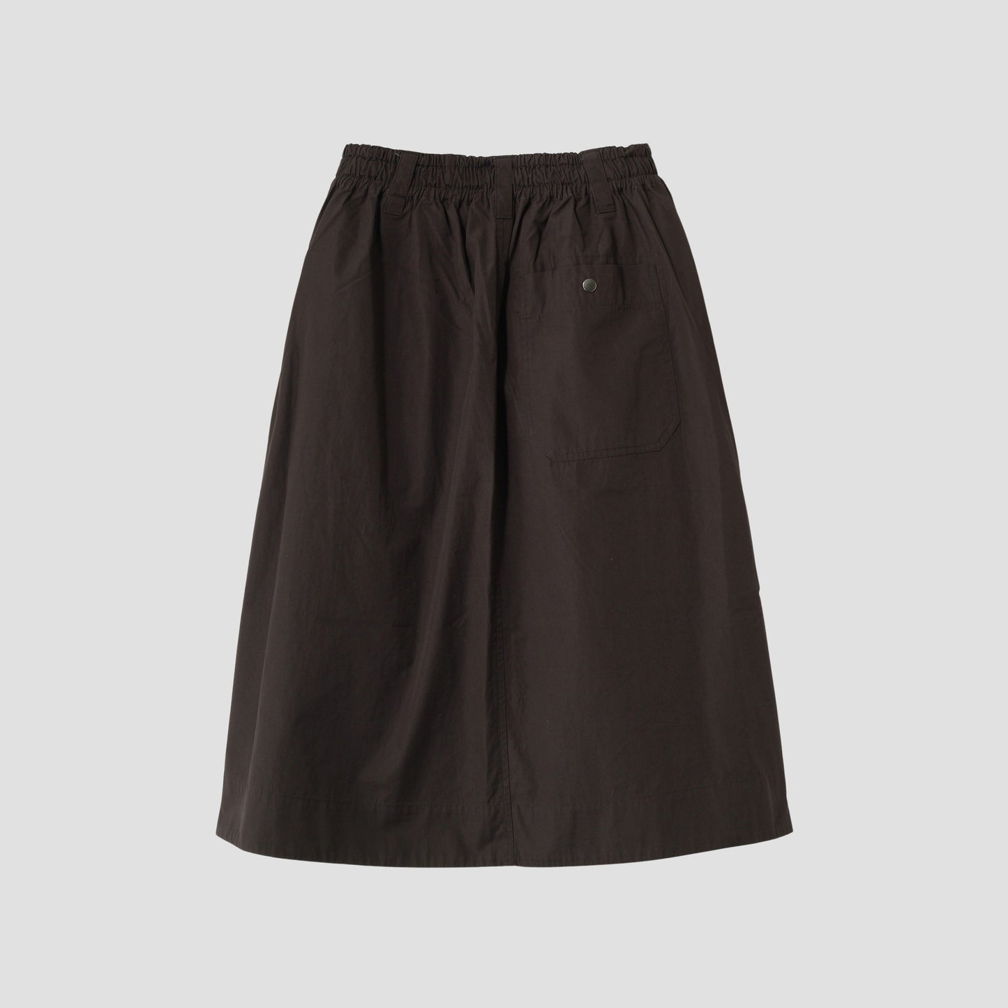 FINE COMPACT COTTON POPLIN SKIRT
