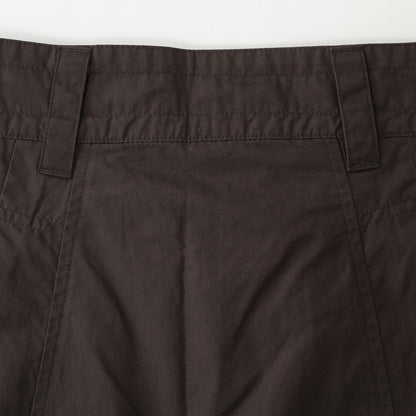 FINE COMPACT COTTON POPLIN SKIRT