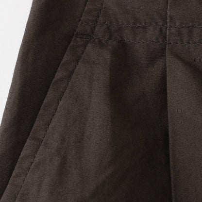 FINE COMPACT COTTON POPLIN SKIRT