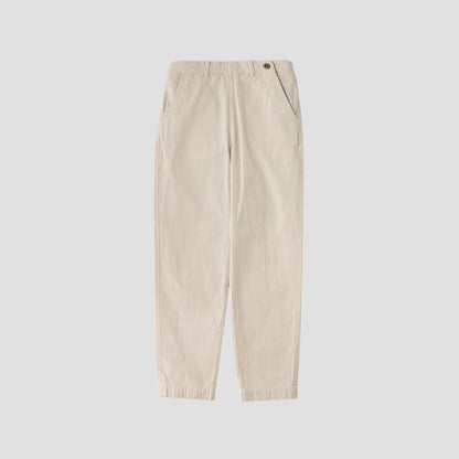 NATURAL DENIM TROUSERS
