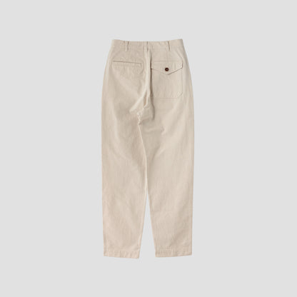 NATURAL DENIM TROUSERS
