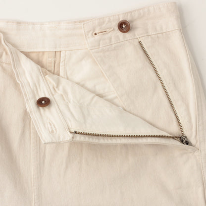 NATURAL DENIM TROUSERS