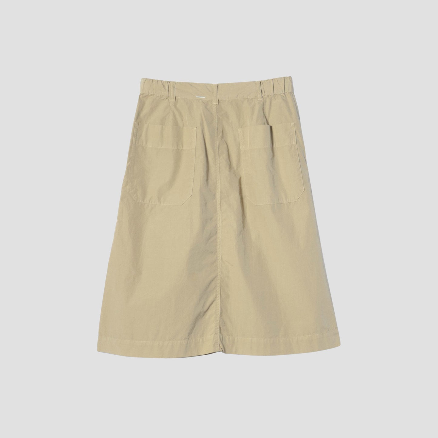 COMPACT TOUGH COTTON POPLIN SKIRT