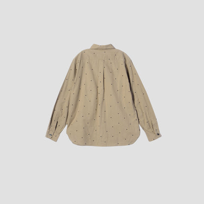 SOFT SPOT PRINT COTTON SHIRT