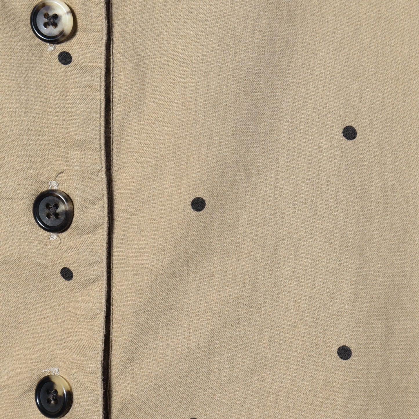 SOFT SPOT PRINT COTTON SHIRT