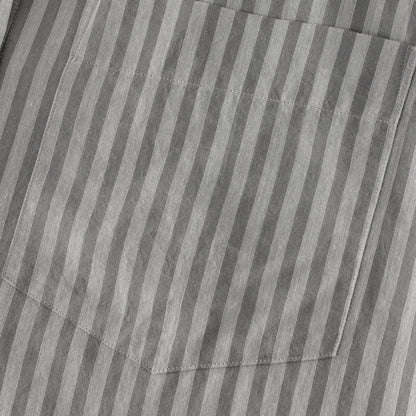 COTTON SILK STRIPE SHIRT