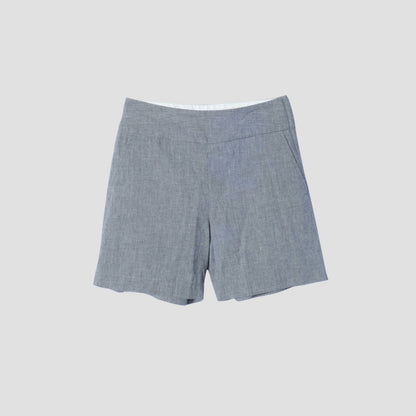 YARN DYE LINEN COTTON TROUSERS