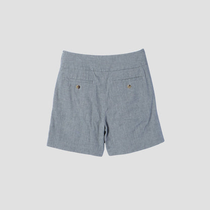 YARN DYE LINEN COTTON TROUSERS