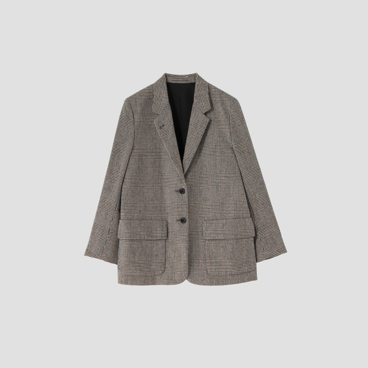 MULTI CHECK WOOL JACKET