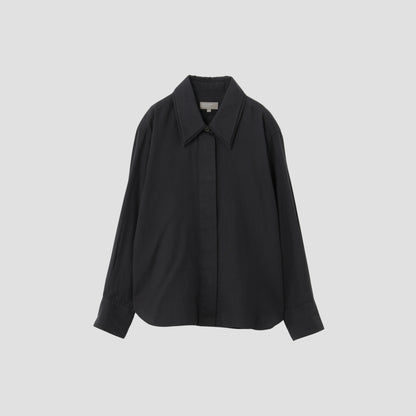 PLAIN COTTON FLANNEL SHIRT