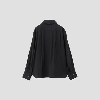 PLAIN COTTON FLANNEL SHIRT