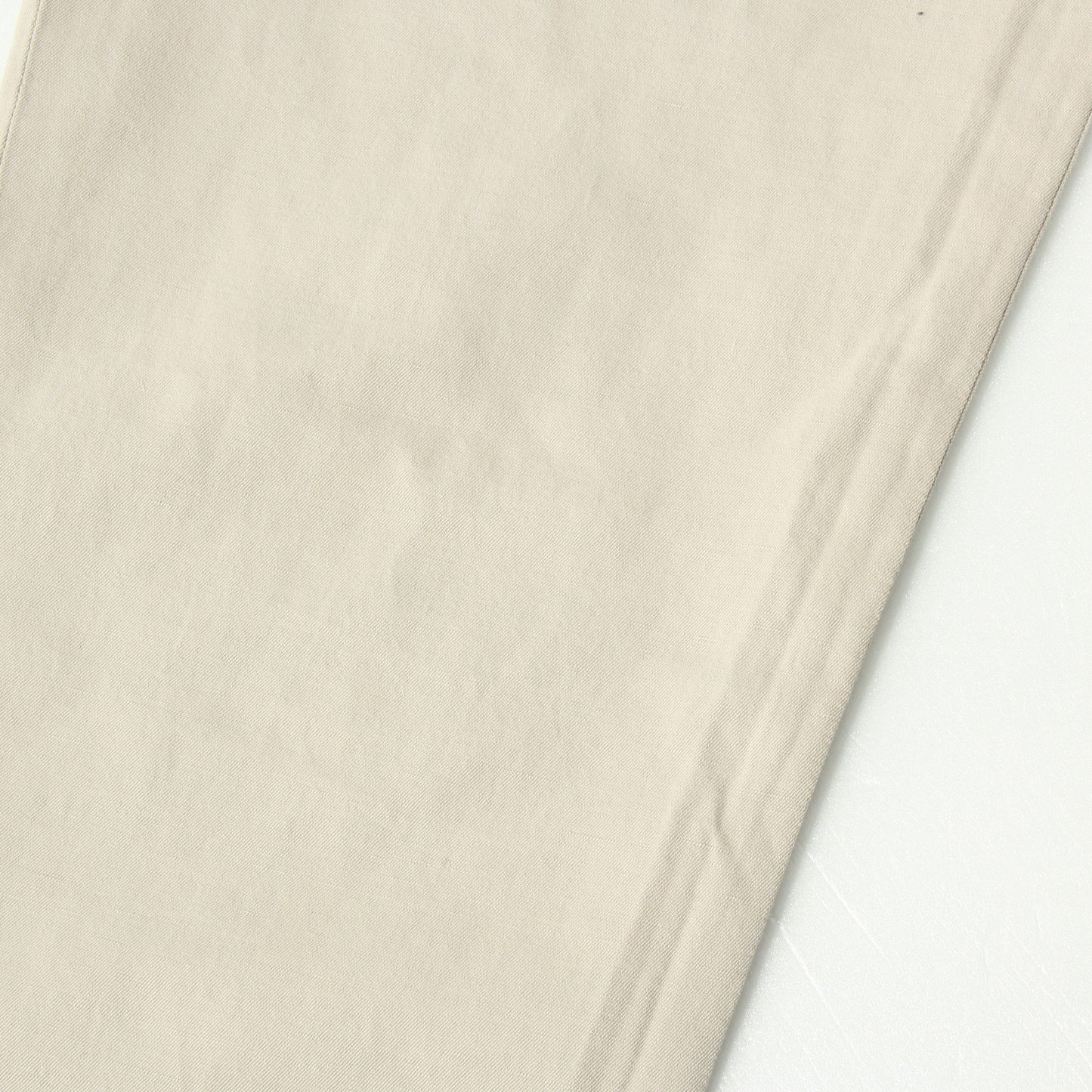 LINEN COTTON TWILL TROUSERS