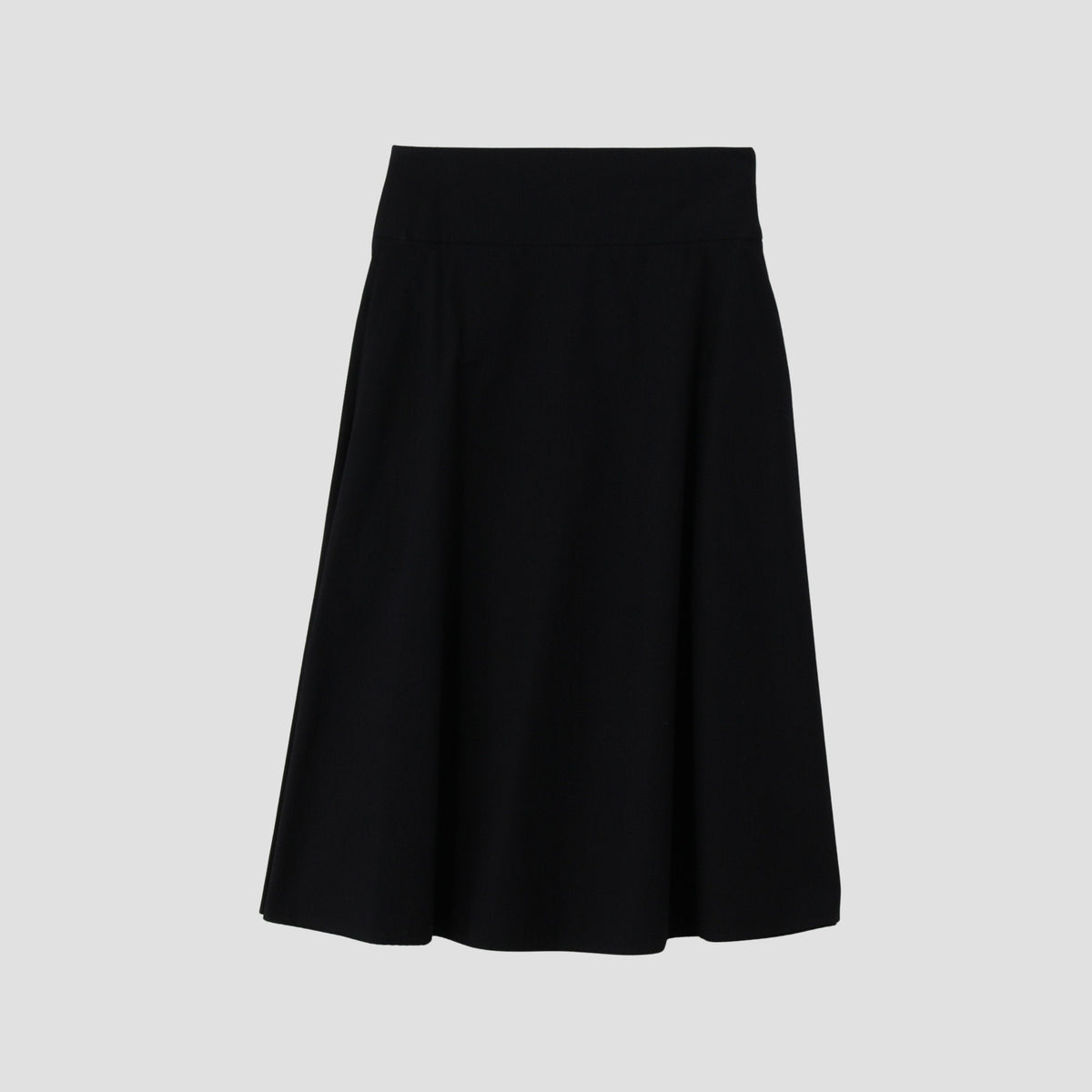 COTTON SILK PLAIN WEAVE SKIRT
