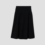 COTTON SILK PLAIN WEAVE SKIRT