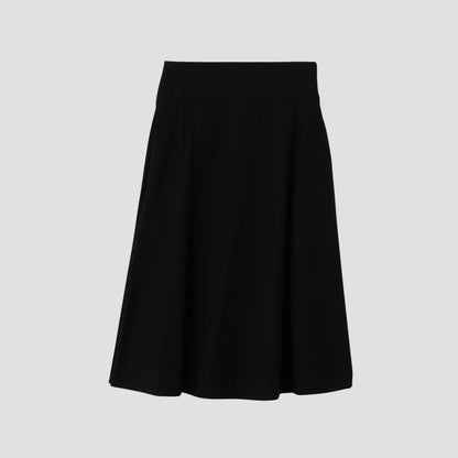 COTTON SILK PLAIN WEAVE SKIRT