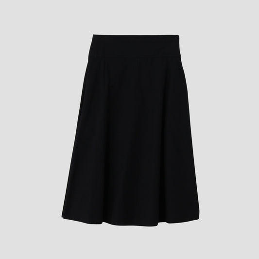 COTTON SILK PLAIN WEAVE SKIRT
