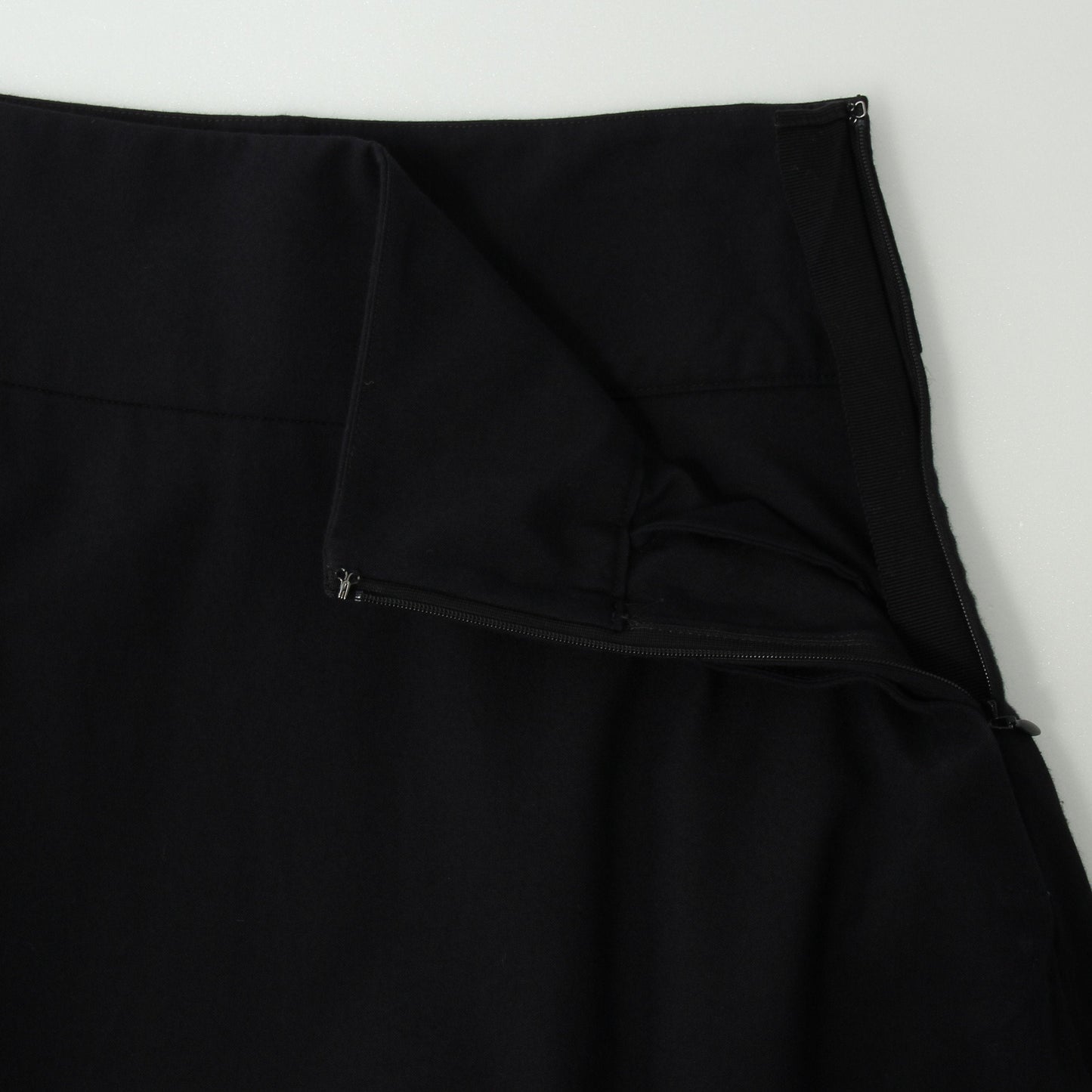 COTTON SILK PLAIN WEAVE SKIRT