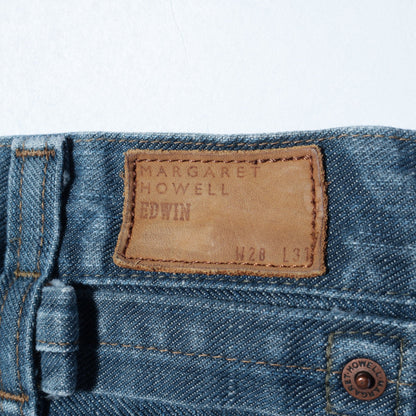 GREY CAST DENIM TROUSERS