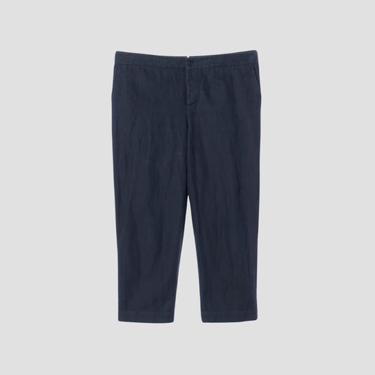 HIGH TWIST COTTON LINEN TROUSERS