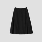 LARGE CHECK WOOL COTTON SKIRT