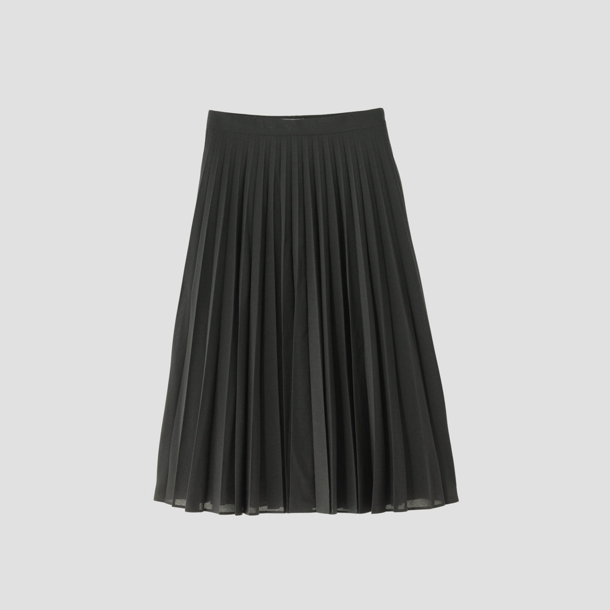 SHEER WOOL POLYESTER SKIRT