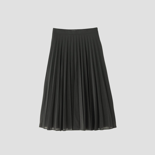SHEER WOOL POLYESTER SKIRT