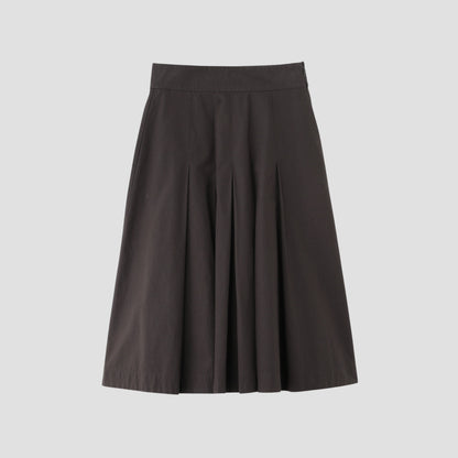 HIGHDENSE COTTON POPLIN SKIRT