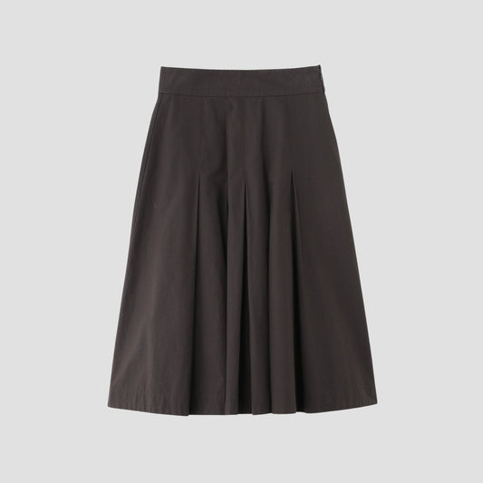 HIGHDENSE COTTON POPLIN SKIRT