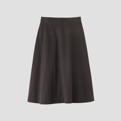 HIGHDENSE COTTON POPLIN SKIRT