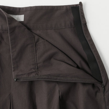 HIGHDENSE COTTON POPLIN SKIRT