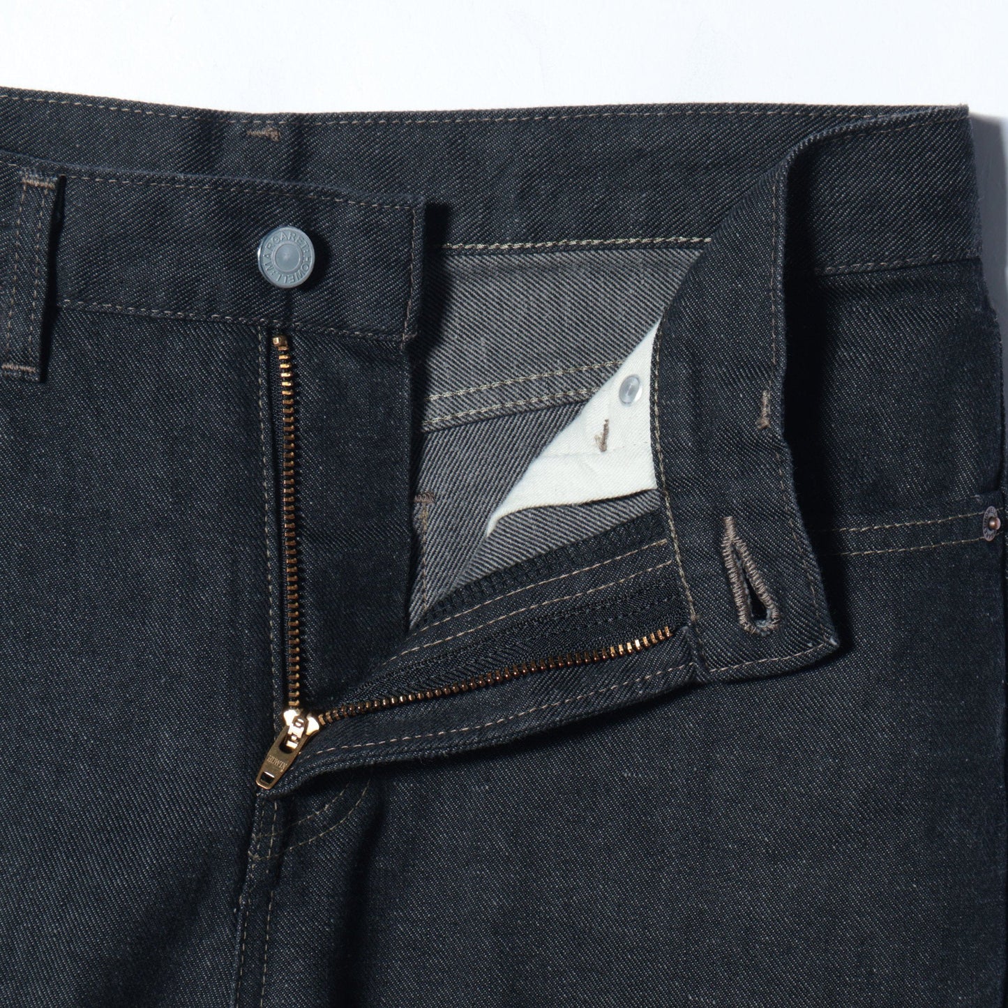 BLACK DENIM TROUSERS