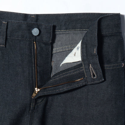 BLACK DENIM TROUSERS