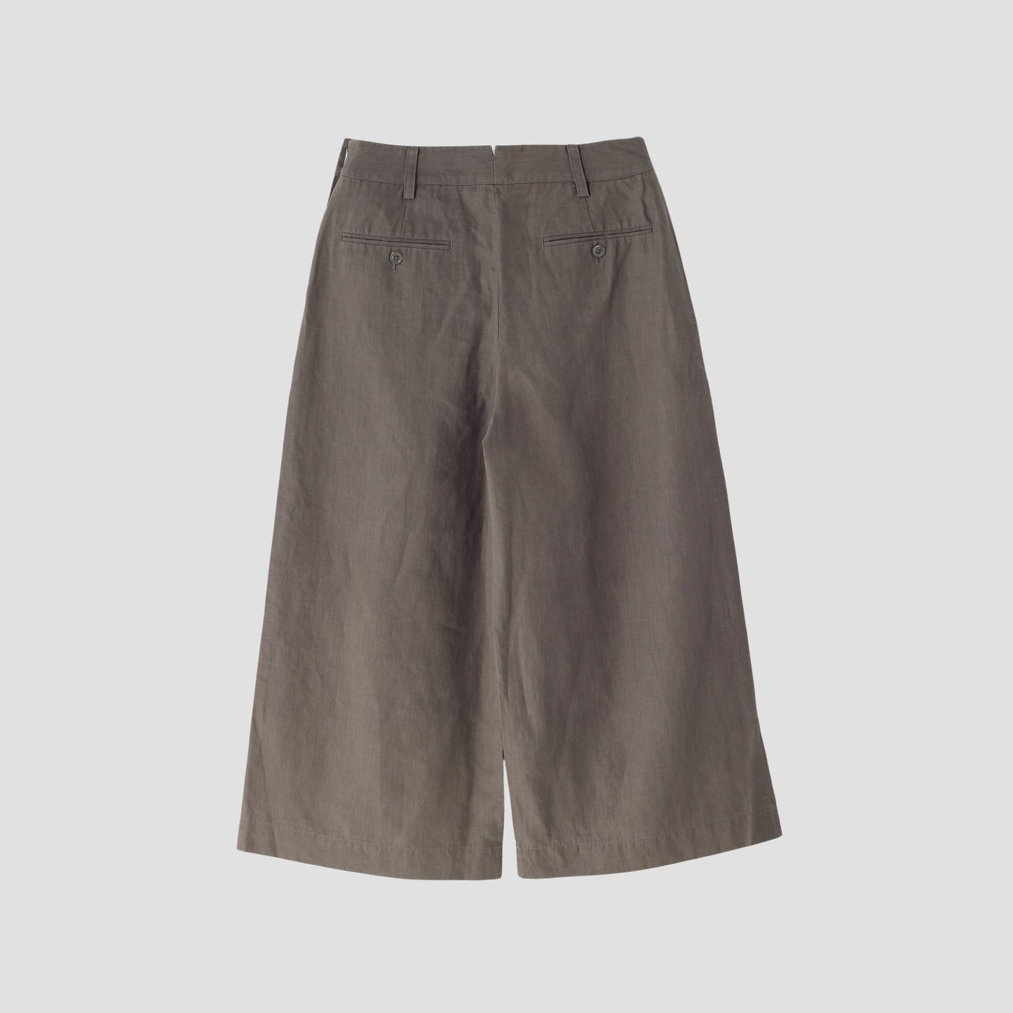 HIGH DENSE LINEN TROUSERS