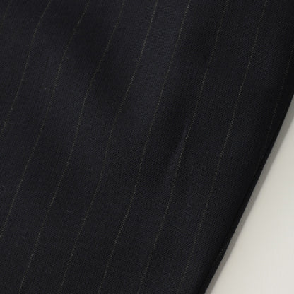 WOOL PINSTRIPE TROUSERS