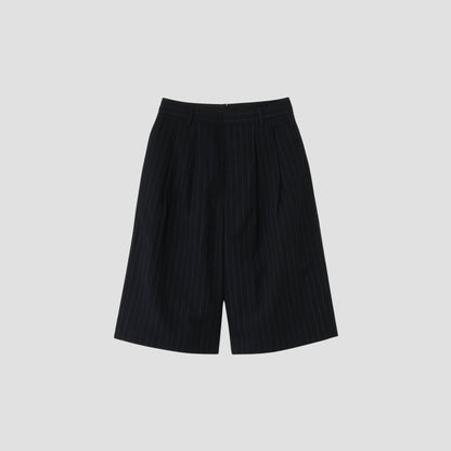 FINE PINSTRIPE WOOL TROUSERS