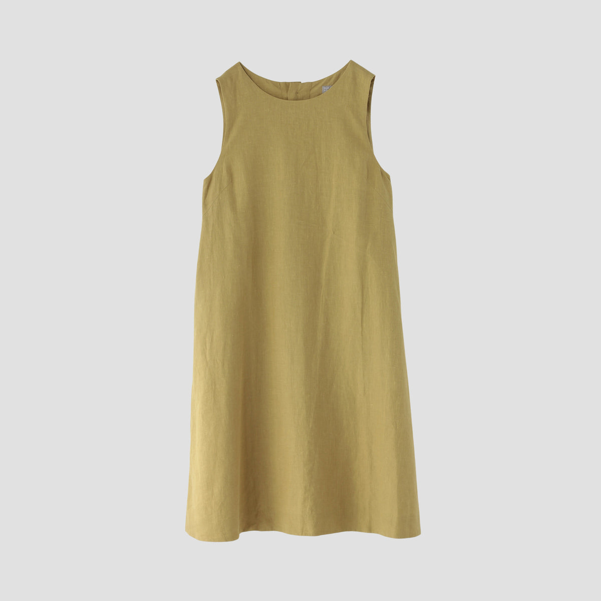 DENSE FINE LINEN POPLIN DRESS