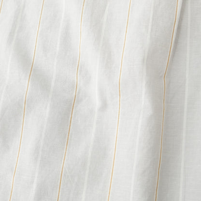WIDE PJ STRIPE COTTON LINEN SHIRT