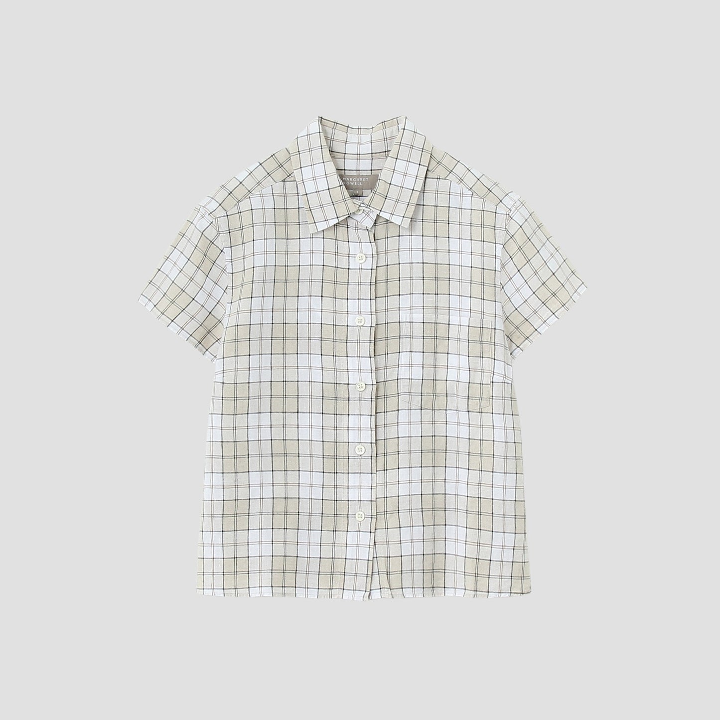 LINEN TARTAN SHIRT