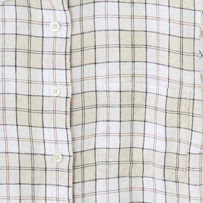 LINEN TARTAN SHIRT